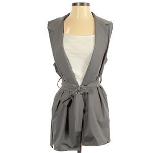 ADAY It’s a Wrap Vest • Stone Gray • XS - S